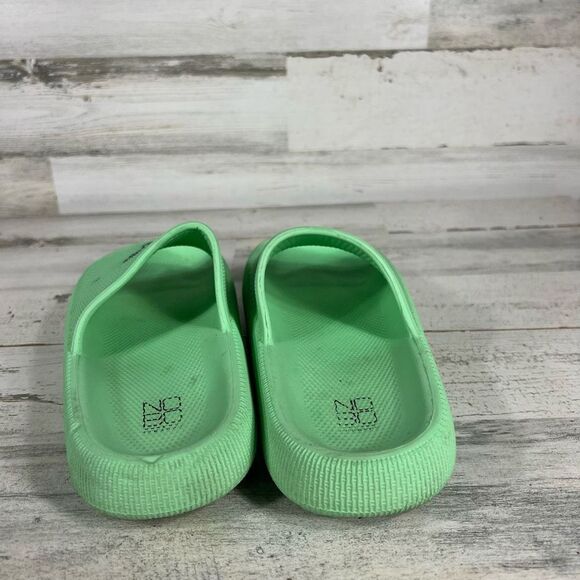 NOBO Womens Slide Summer Slippers Comfort Slip On Cactus Print Green Size 7 - Picture 3 of 6